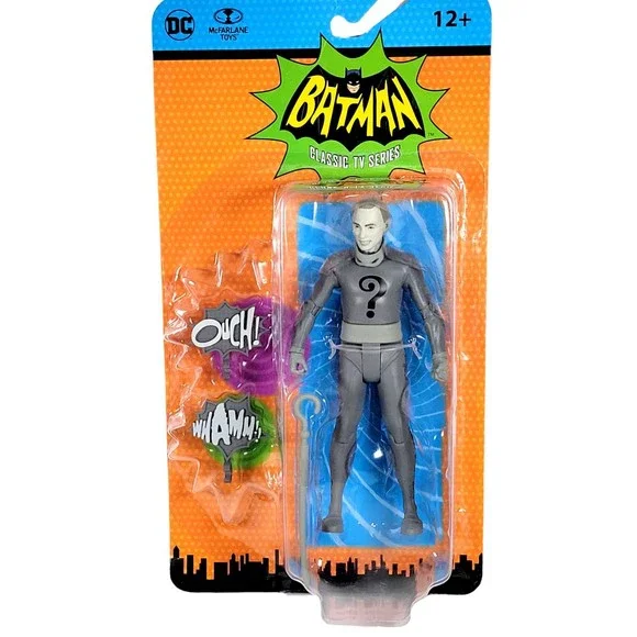 Mcfarlane Batman Retro 66 Classics TV1960s Villain's Lair Joker Riddler Lot